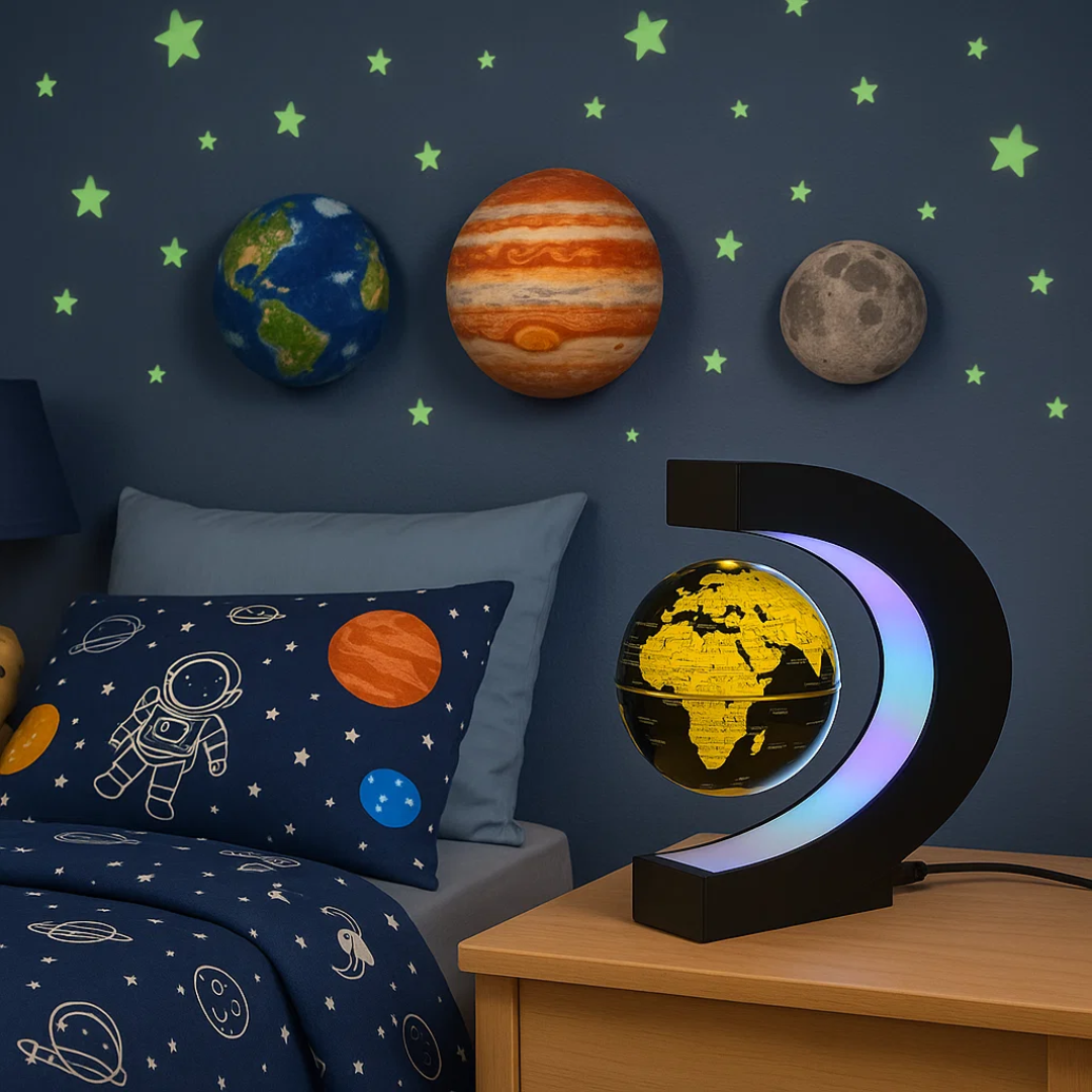 Jorn | Zwevende wereldbol lamp met LED - foto 19
