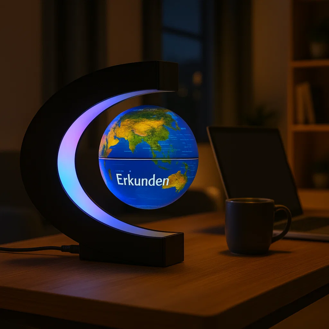 Jorn | Zwevende wereldbol lamp met LED - foto 21