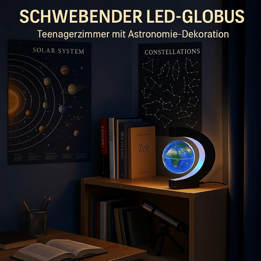 Jorn | Zwevende wereldbol lamp met LED - foto 31