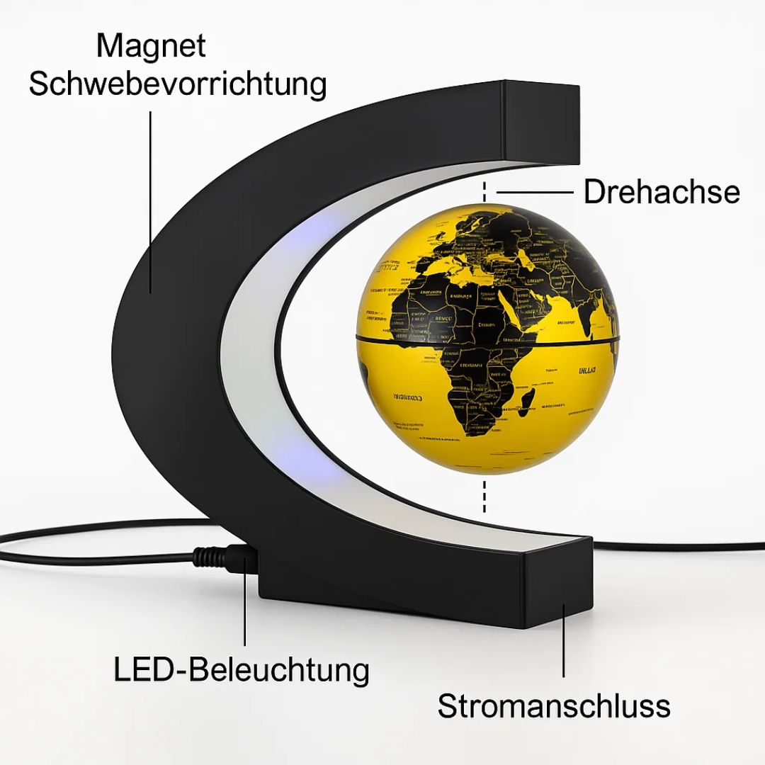 Jorn | Zwevende wereldbol lamp met LED - foto 33
