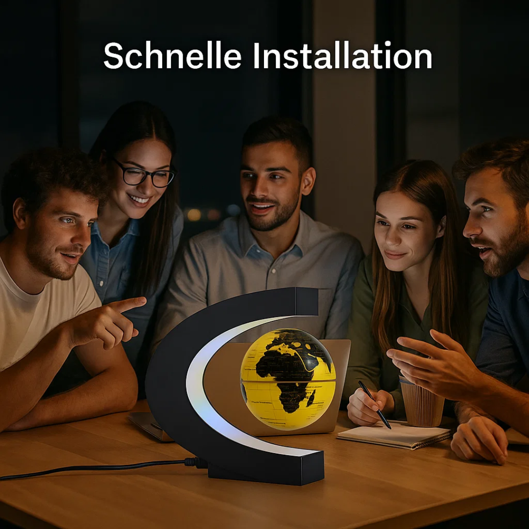 Jorn | Zwevende wereldbol lamp met LED - foto 5