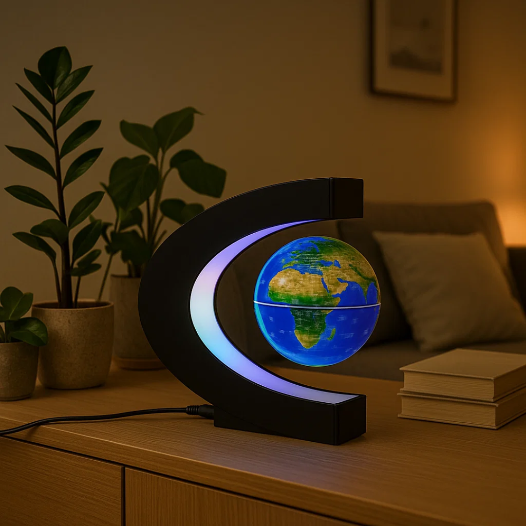 Jorn | Zwevende wereldbol lamp met LED - foto 9