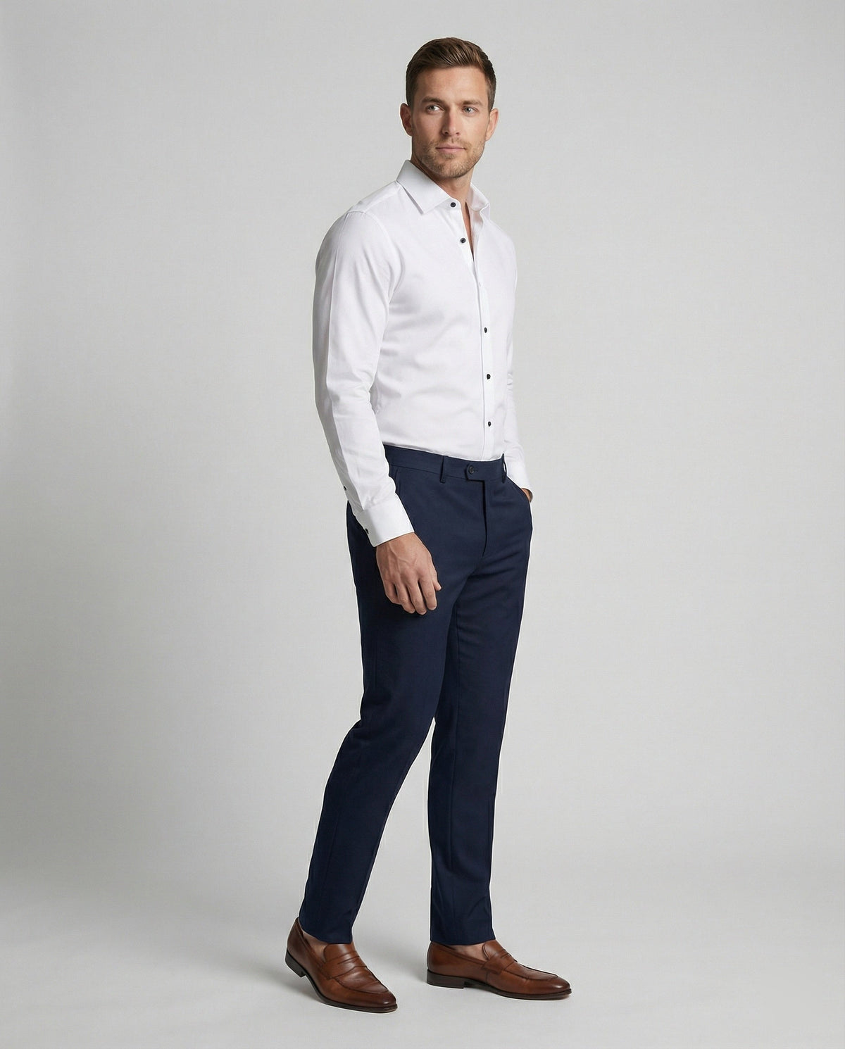 Jort | Strijkvrij slim fit overhemd voor heren - foto 12