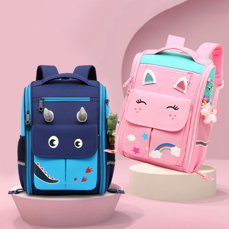 Jort | Trolley schooltas voor kinderen met dierenmotief - view 4