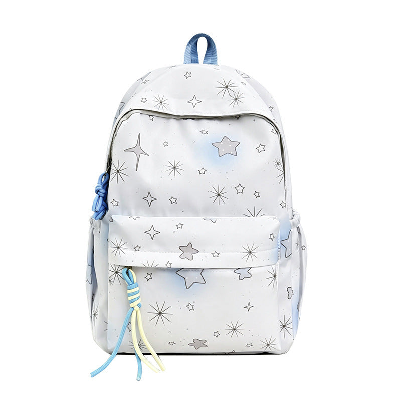 Josine | Rugzak met sterren voor school - Blauw