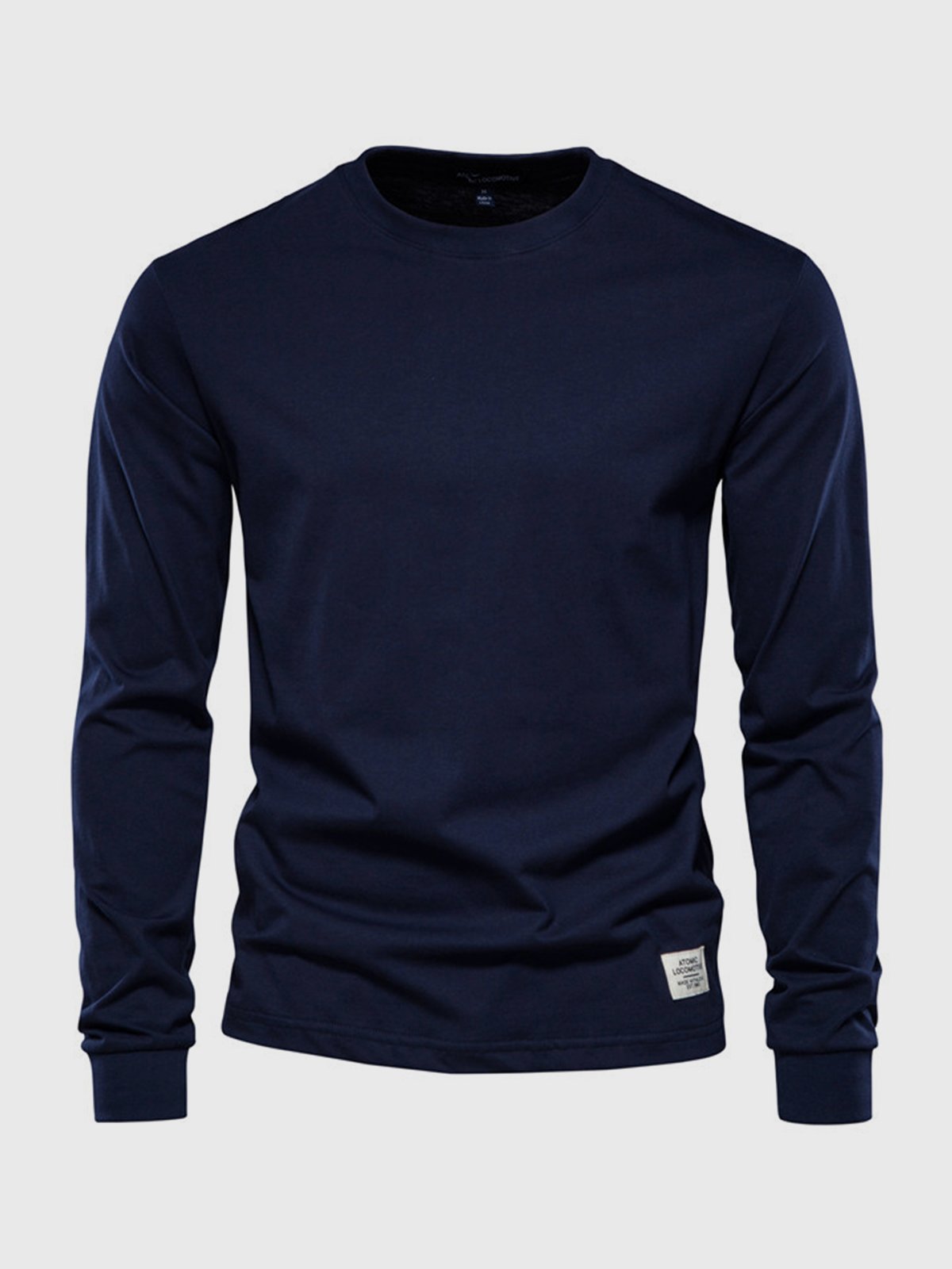 Navando | Pull en maille à col rond en mélange de coton