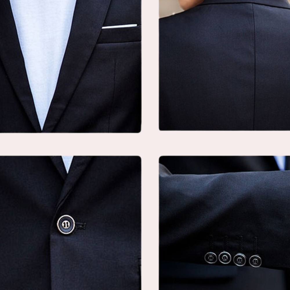 Jurriaan | Tweedelig pak voor heren met slim fit - view 5
