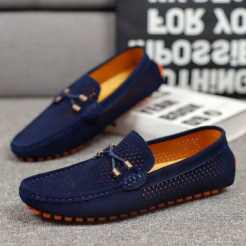 Karel | Suède loafers voor heren - view 10