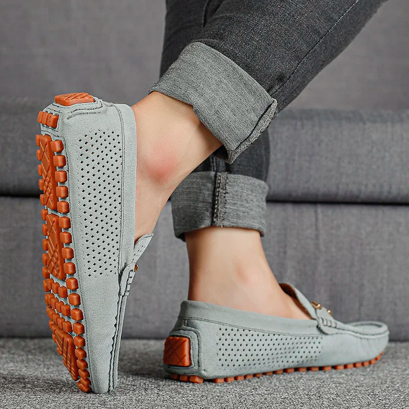 Karel | Suède loafers voor heren - view 8