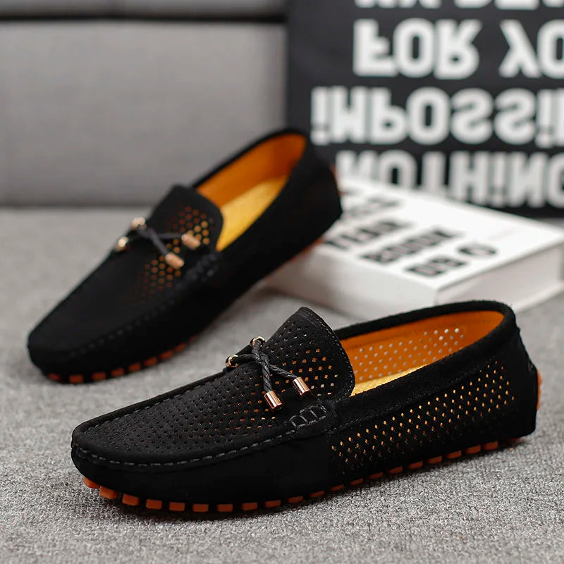 Karel | Suède loafers voor heren - view 9