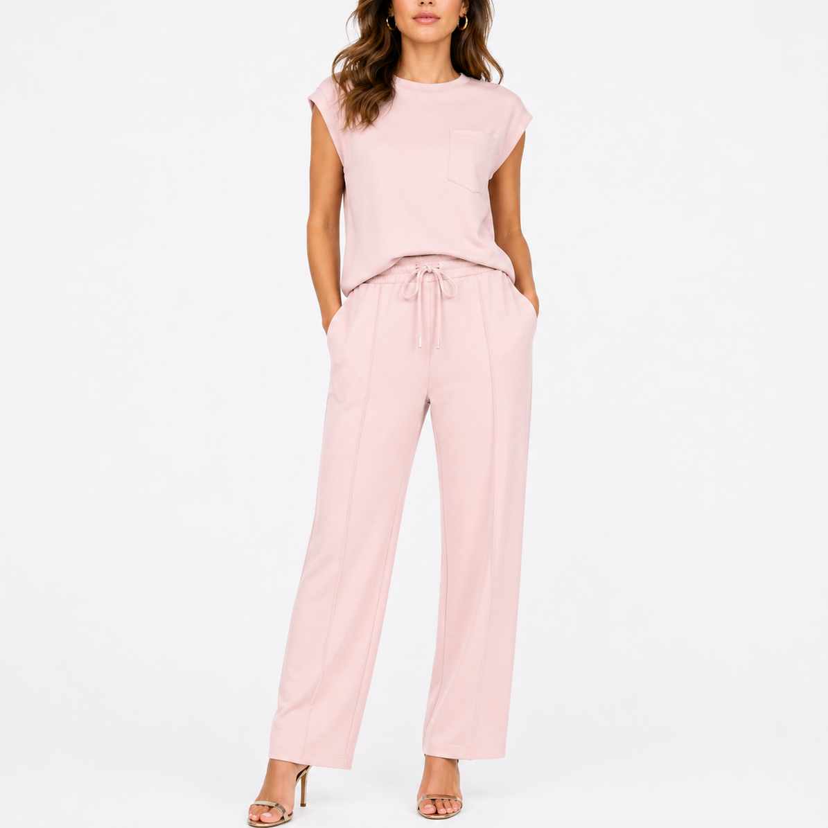 Lena | Tweedelige set voor dames - Roze