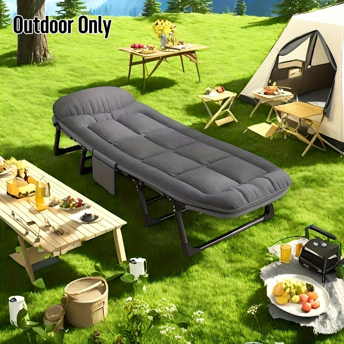 Leon | Opvouwbaar campingbed voor volwassenen - foto 5