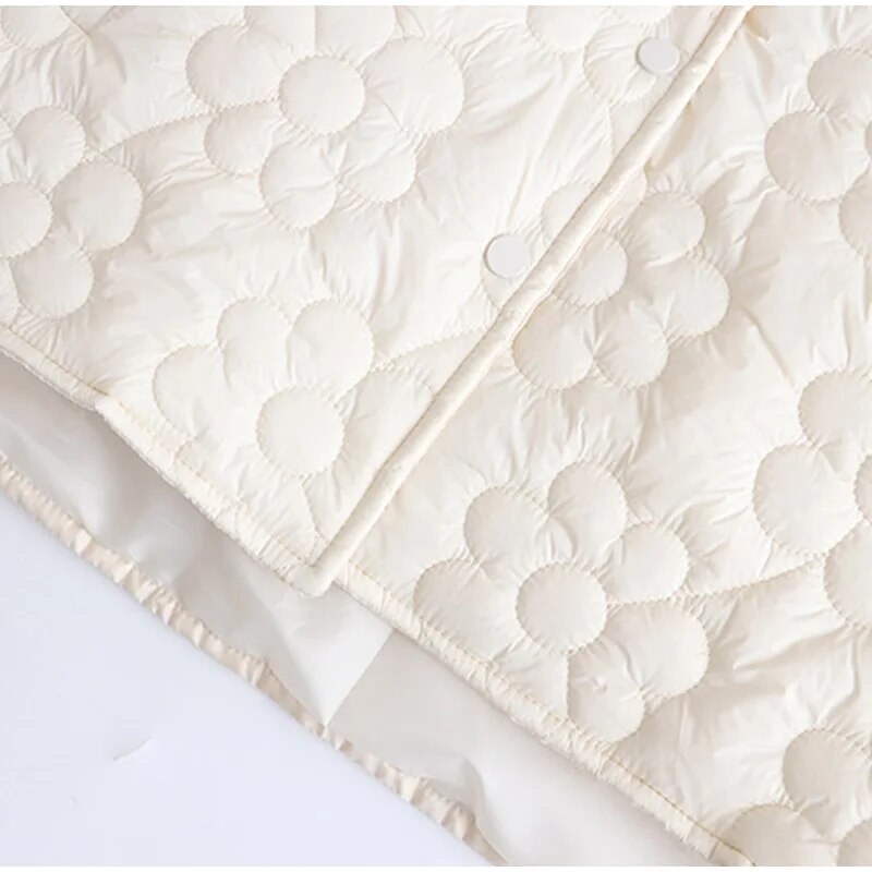 Fleur - Aangenaam Warme Gewatteerde Jas, Elegant