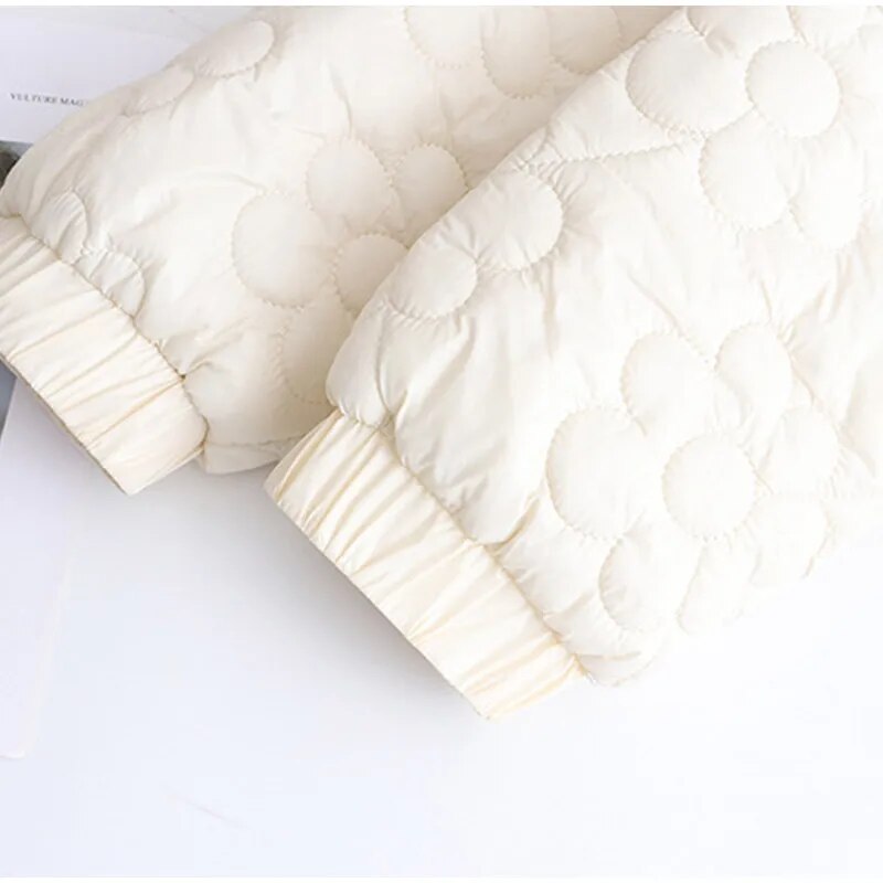 Fleur - Aangenaam Warme Gewatteerde Jas, Elegant