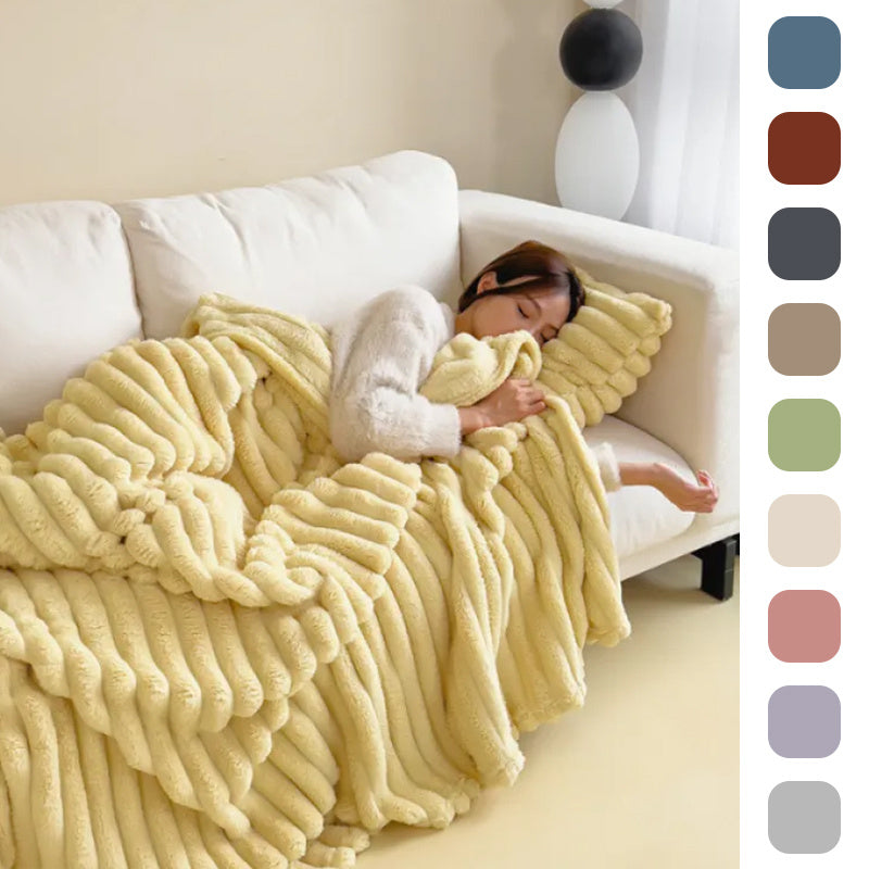 Lisa | Zachte fleece deken voor bank en bed - foto 9