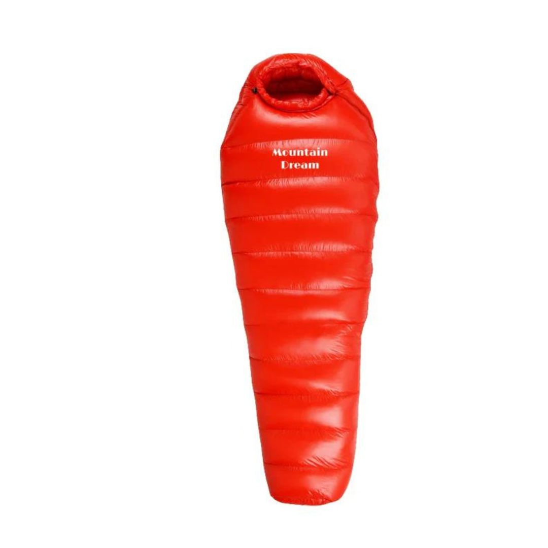 Lodewijk | Donzen winterslaapzak mummymodel - Rood
