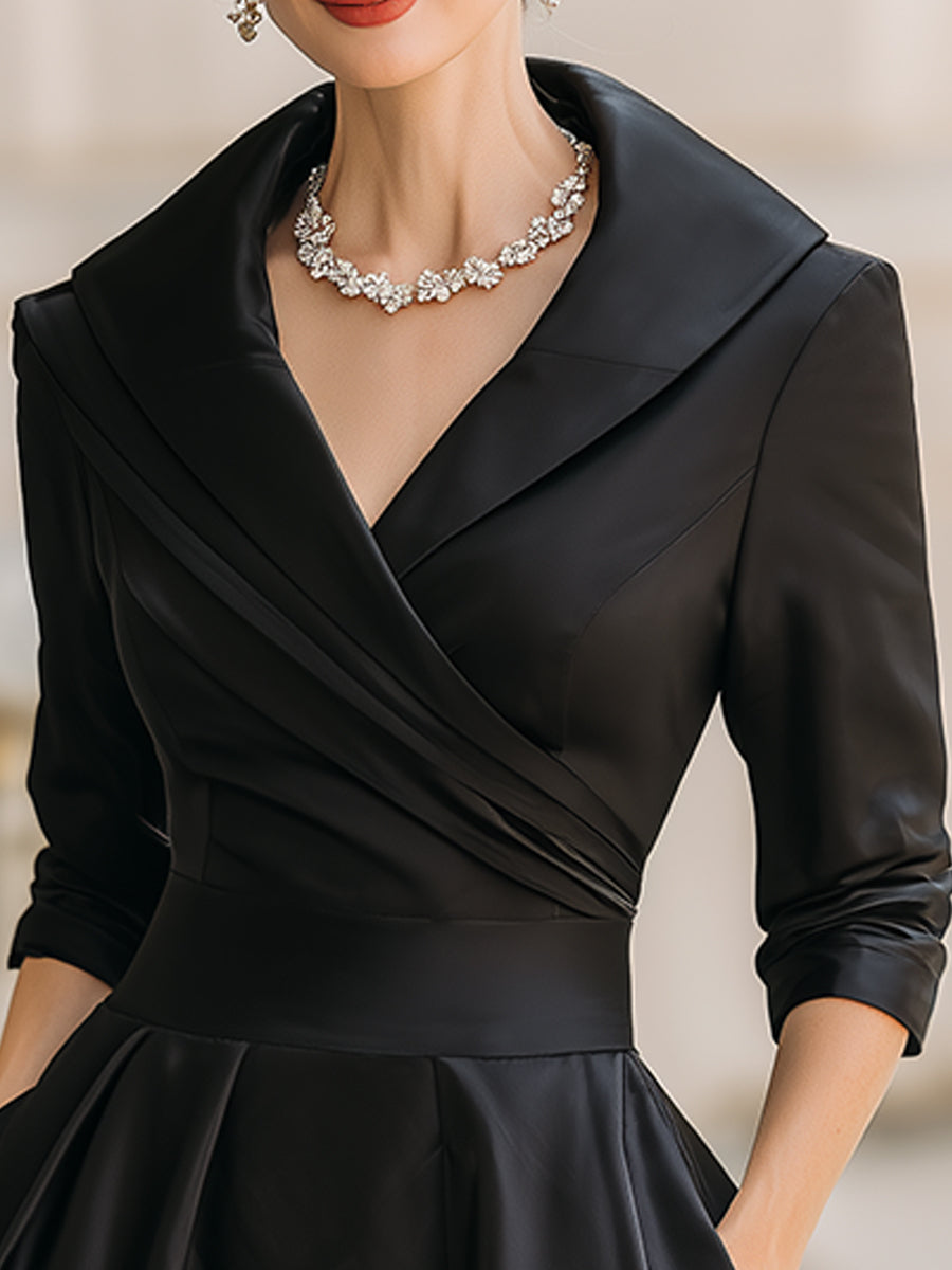 Loes | Elegante galajurk met V-hals - view 7