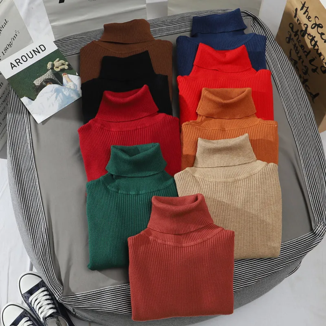 Zachte kasjmier coltrui voor dames – lichtgewicht luxe laag