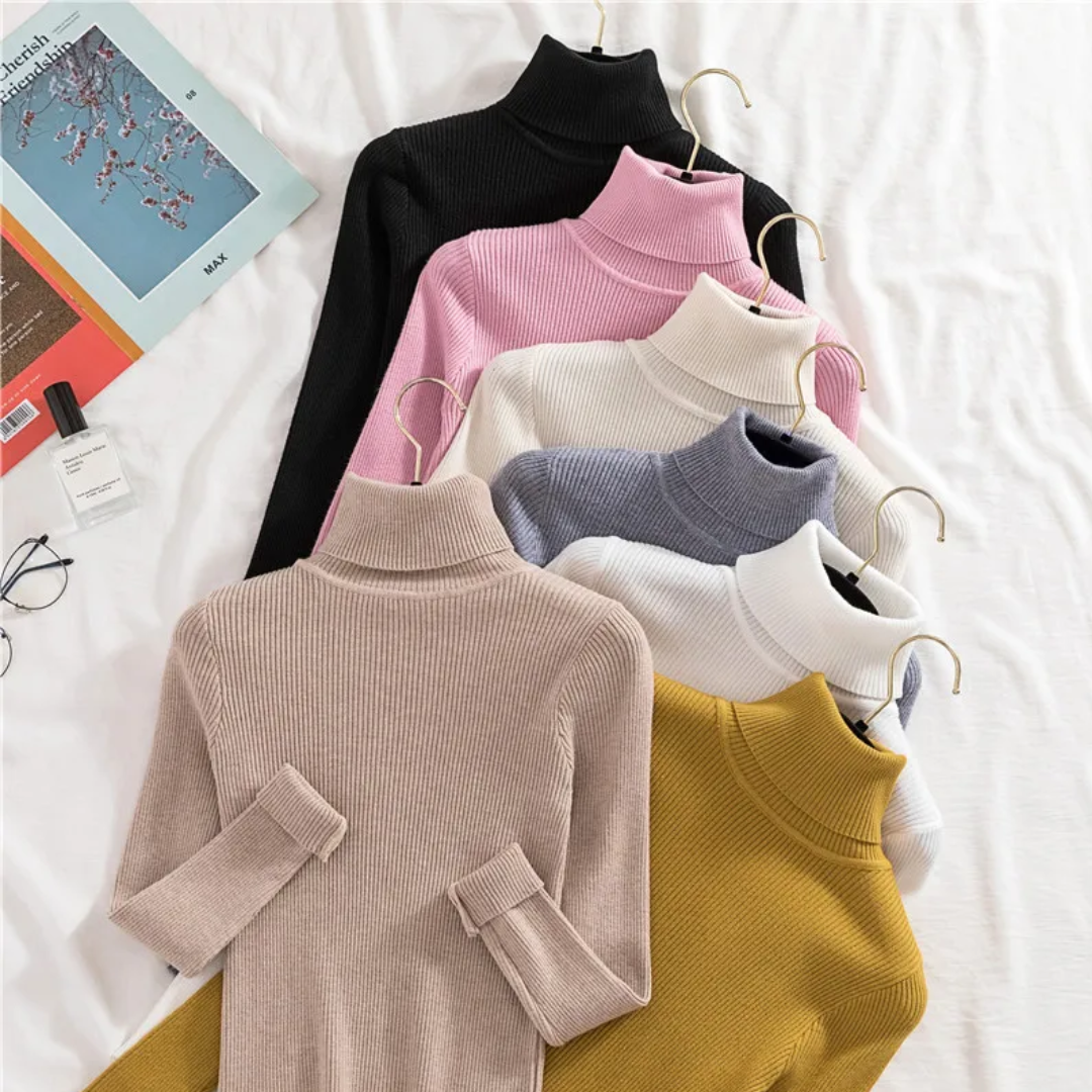 Zachte kasjmier coltrui voor dames – lichtgewicht luxe laag