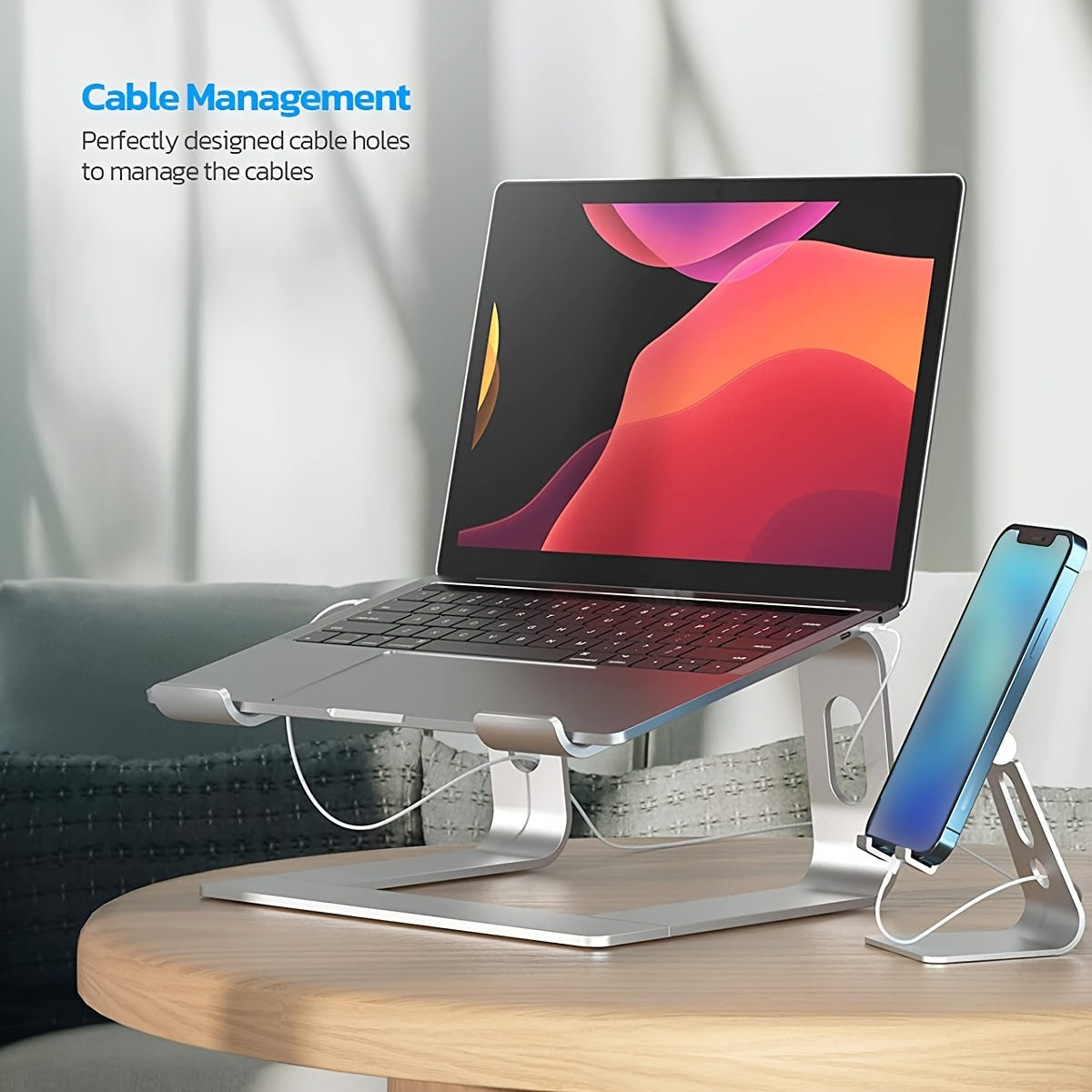 Luc | Aluminium laptopstandaard - foto 10