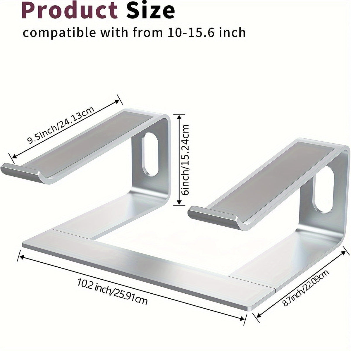 Luc | Aluminium laptopstandaard - foto 8