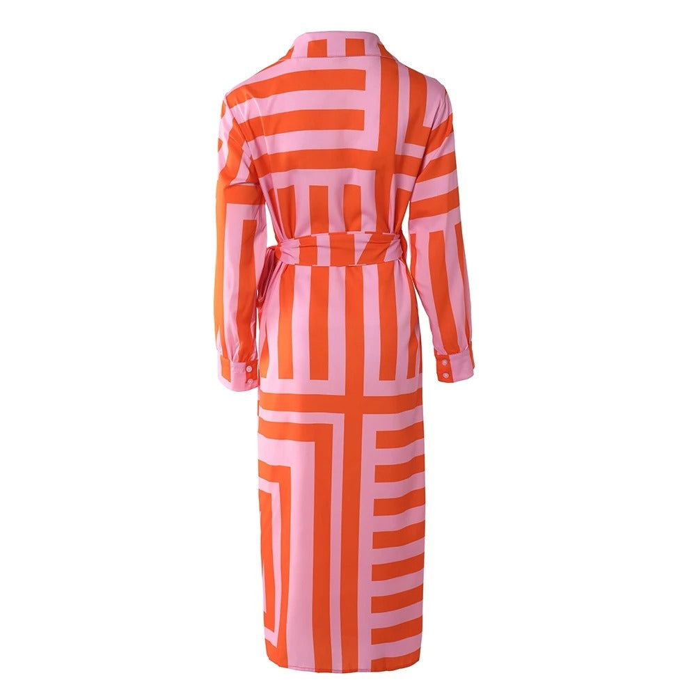 Zarah – Luchtige Wikkeljurk met V-Hals voor Dames