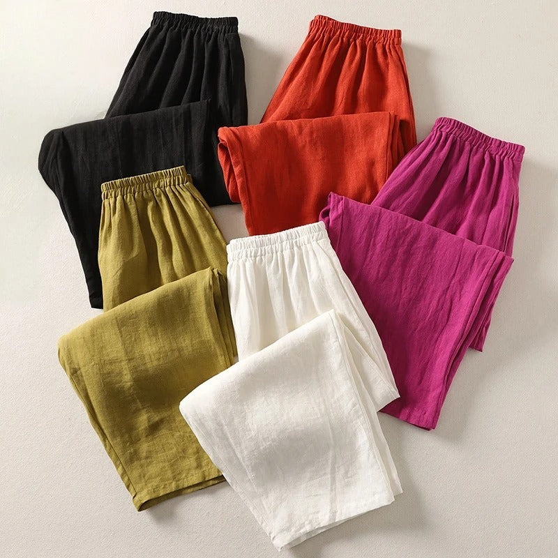 Maud | Wijde broek voor dames met hoge taille - view 6