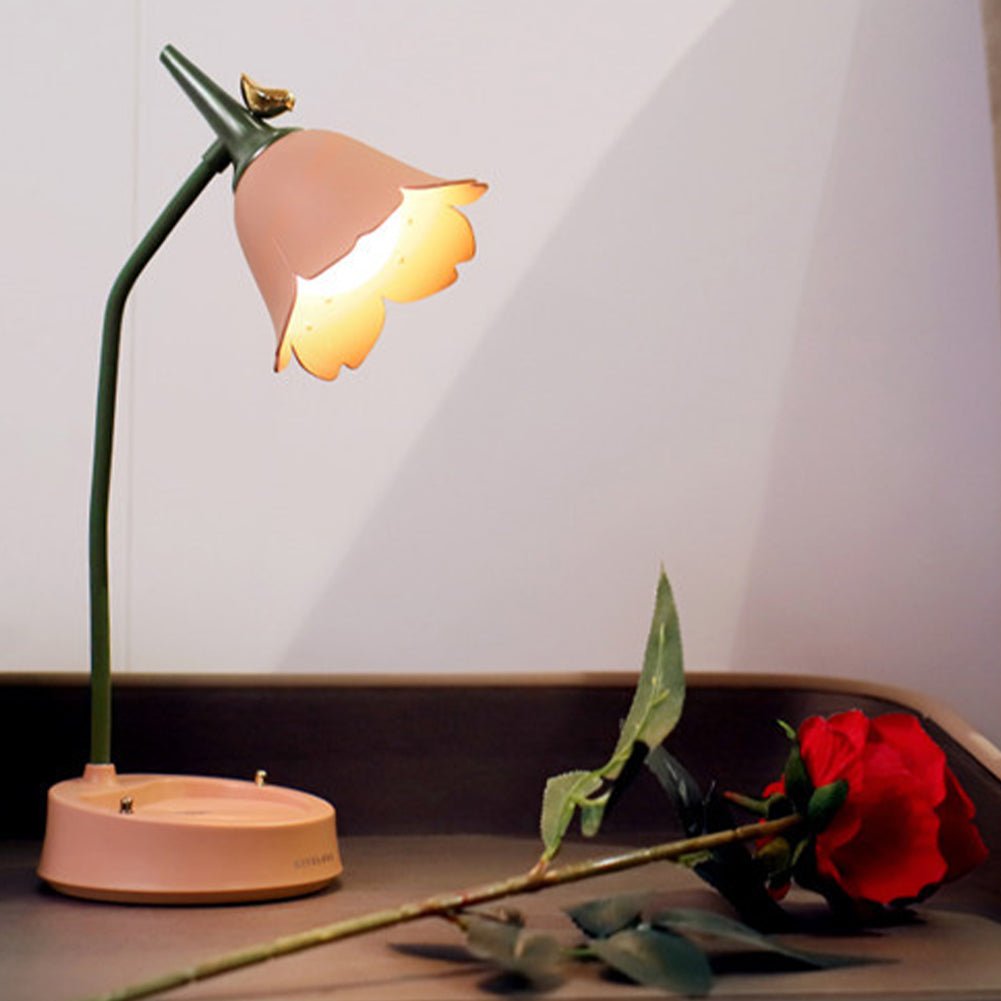 Mees | Oplaadbare bureaulamp in bloemvorm - foto 6