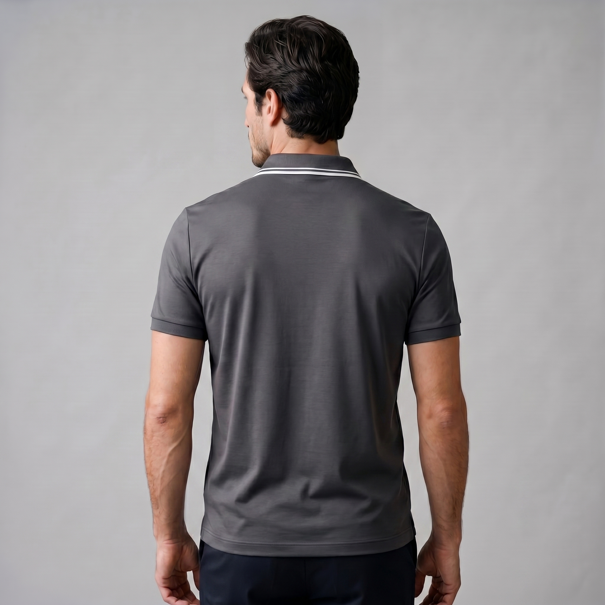 Mees | Poloshirt heren met korte mouw en rits - view 11