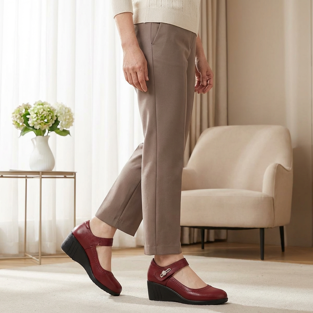 Melanie | Comfortabele damesschoenen met sleehak - view 4