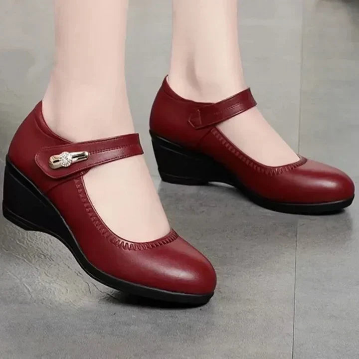 Melanie | Comfortabele damesschoenen met sleehak - view 8