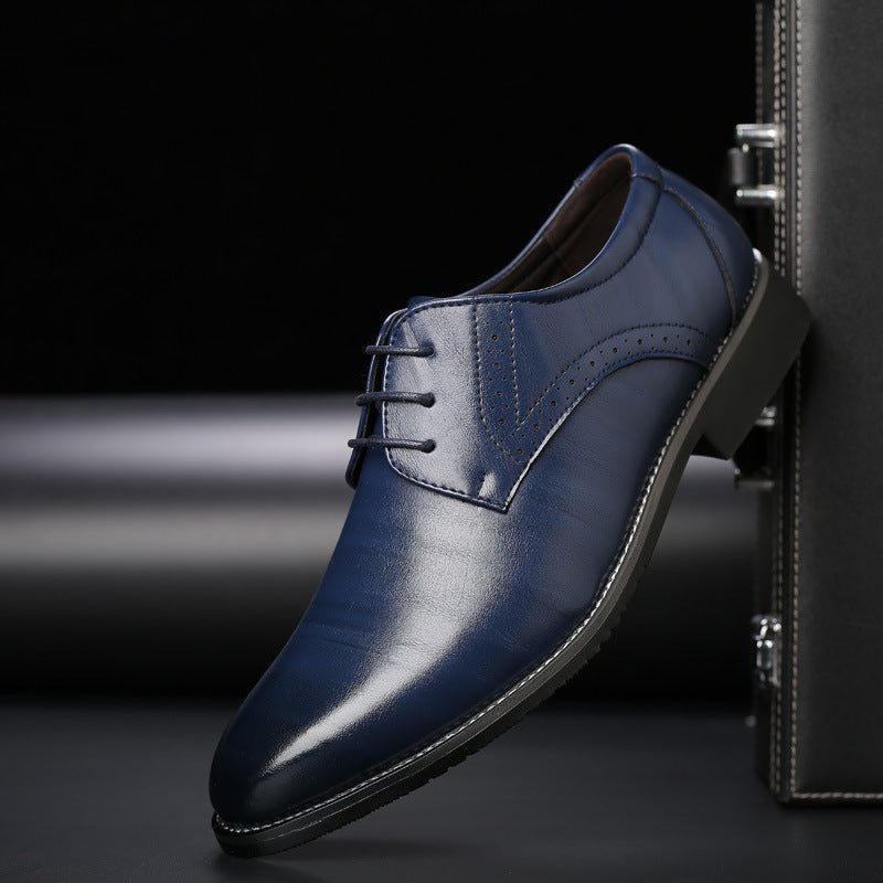 Melle | Nette derbyschoenen voor heren - Blauw