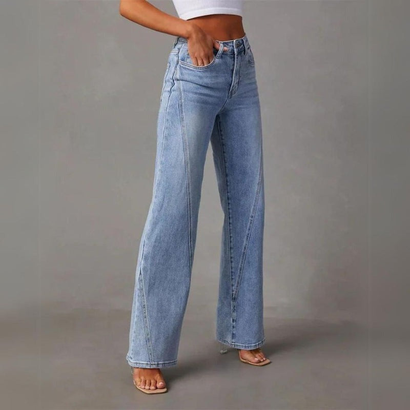 Milou | Wijde jeans voor dames met hoge taille - view 3