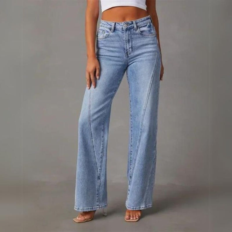Milou | Wijde jeans voor dames met hoge taille - view 6