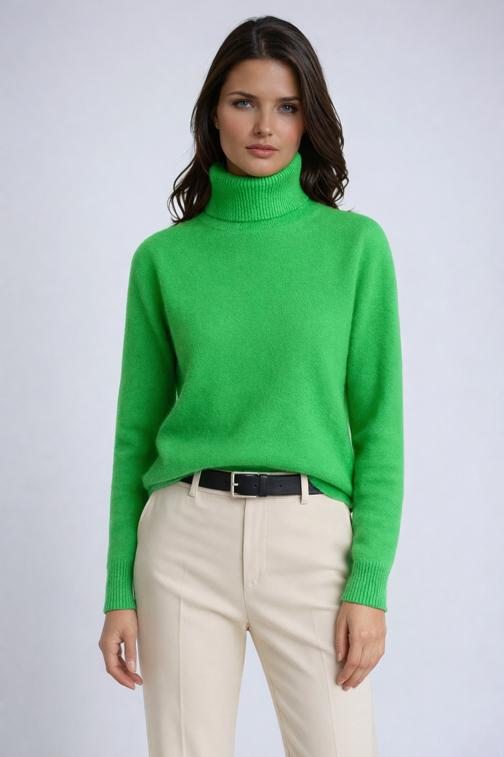 Navando - Pull col roulé femme | Tricoté & col haut