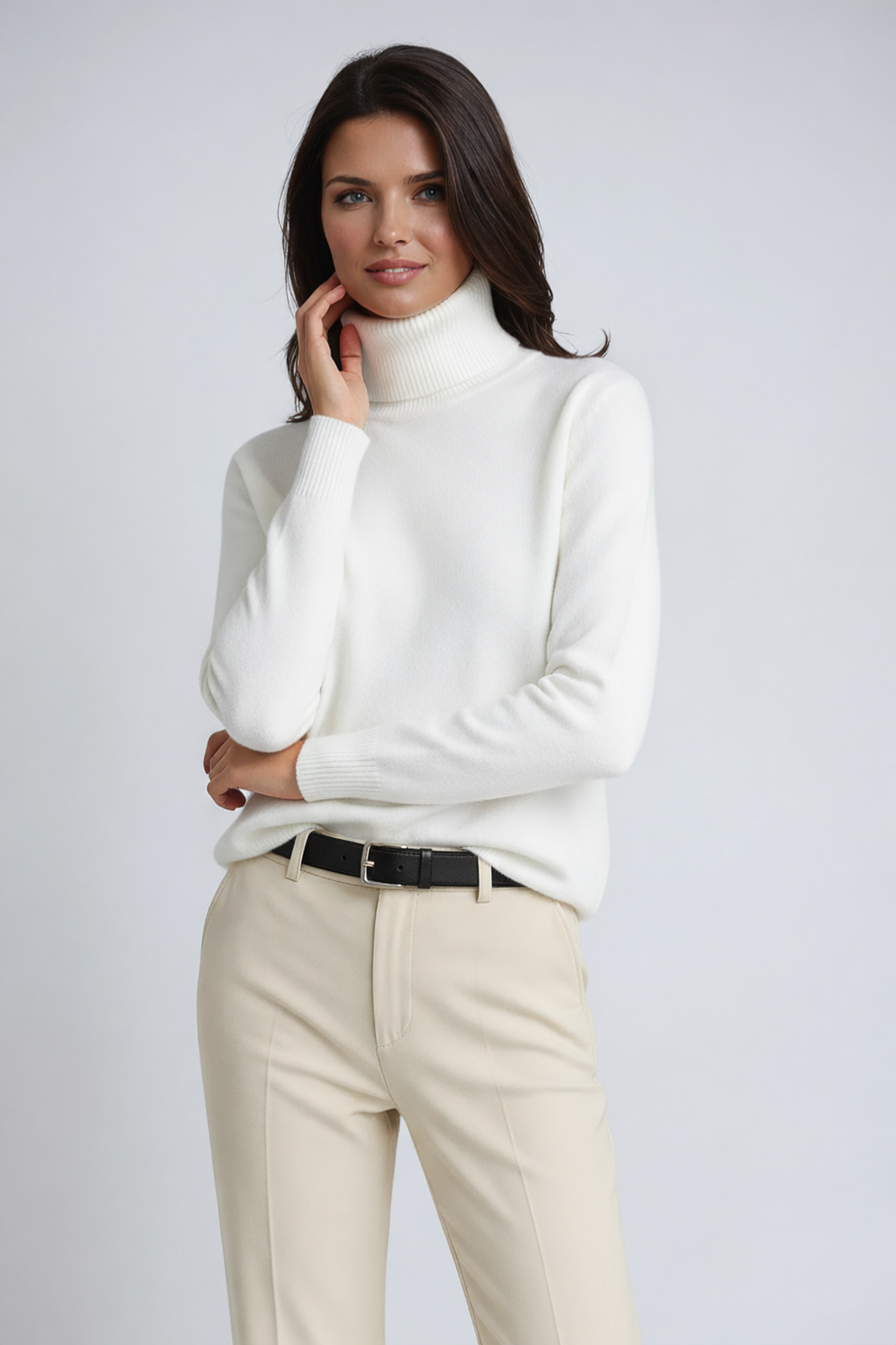 Navando - Dames Coltrui | Gebreid & Hoge Hals