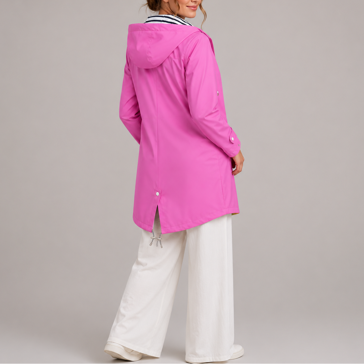 Nienke | Regenjas voor dames met capuchon - view 7