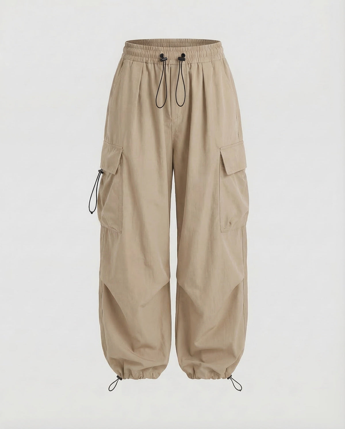 Nina | Cargo broek dames oversized - Abrikoos