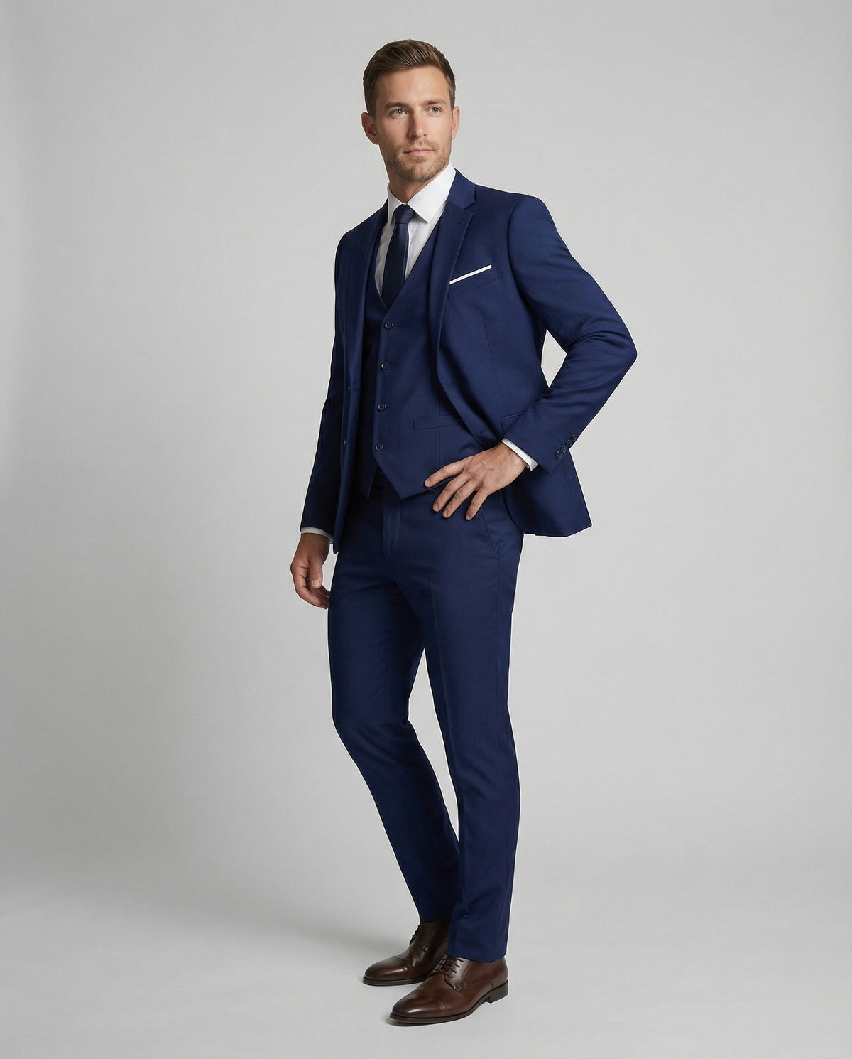 Peer | Driedelig pak voor heren met slim fit - foto 11