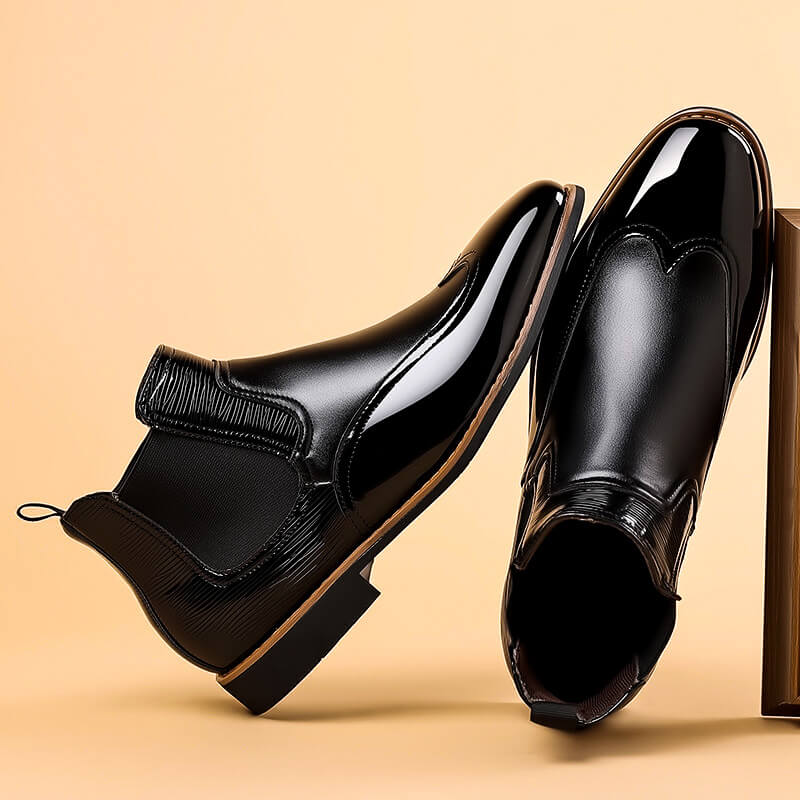 Pepijn | Leren chelsea boots voor heren - view 4