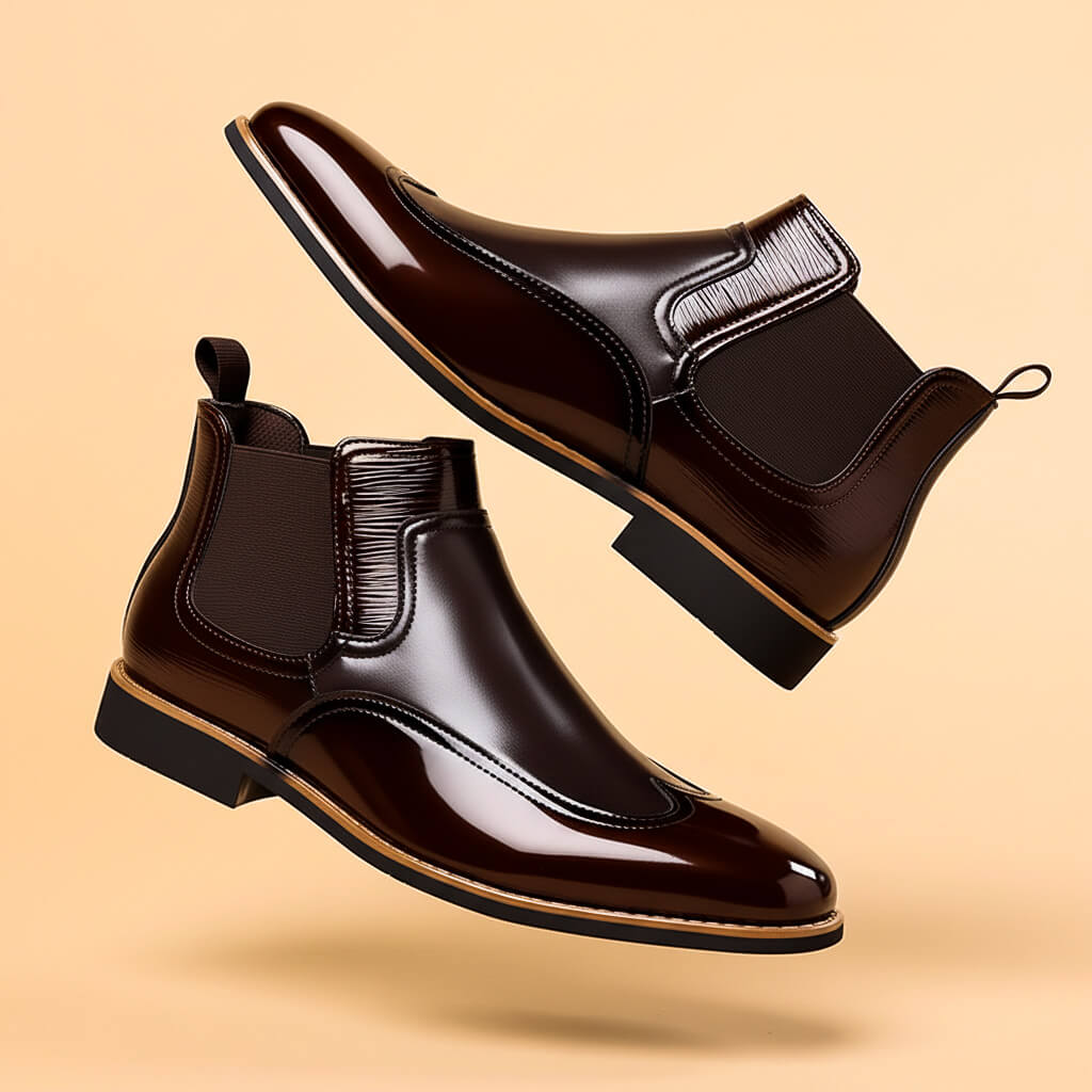 Pepijn | Leren chelsea boots voor heren - view 5