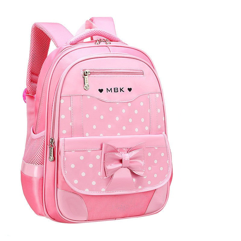 Puck | Schooltas voor meisjes met stippen - view 3