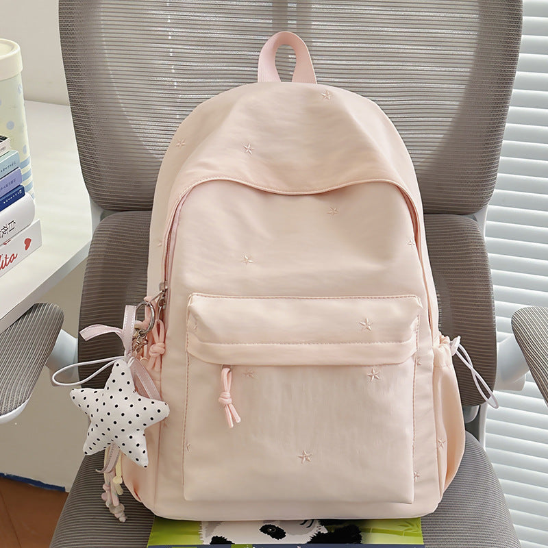 Quinty | Rugzak met sterren voor school - Roze
