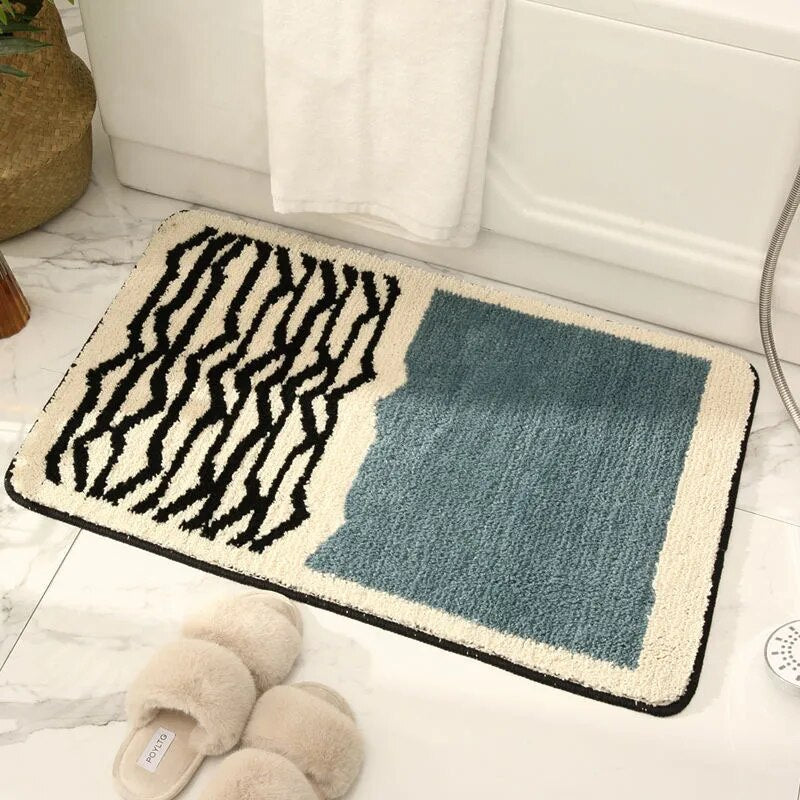 Rens | Antislip badmat met abstract Scandinavisch design - foto 6