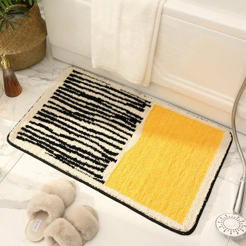 Rens | Antislip badmat met abstract Scandinavisch design - foto 7
