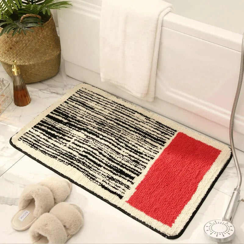 Rens | Antislip badmat met abstract Scandinavisch design - foto 8