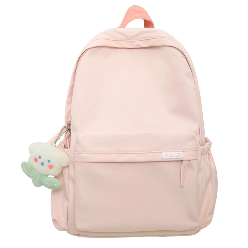Rianne | Casual rugzak voor school met laptopvak - Roze