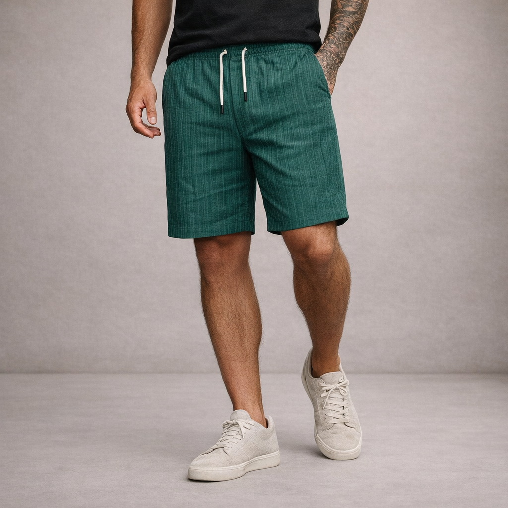 Ronald | Korte broek voor heren - Groen