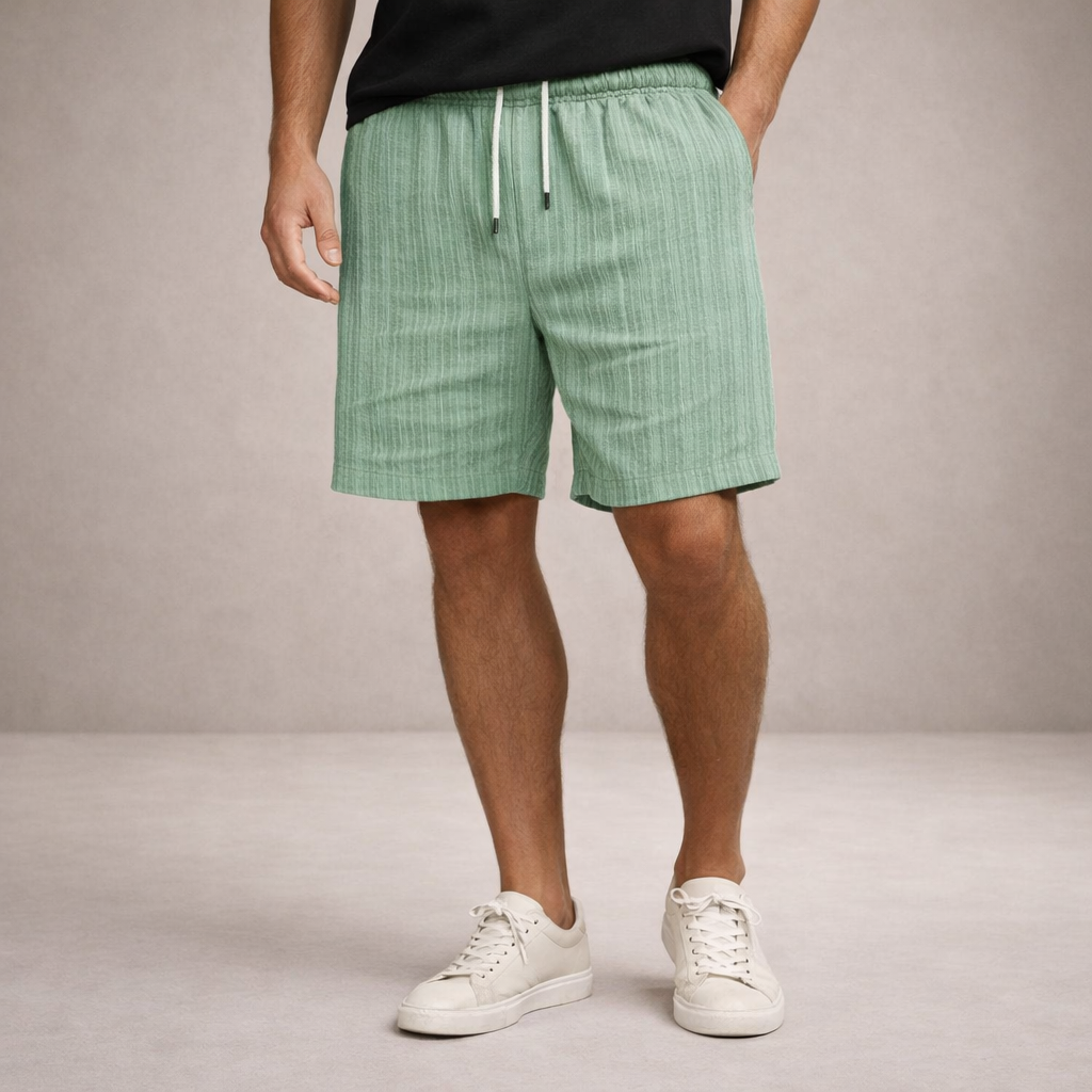 Ronald | Korte broek voor heren - Lichtgroen