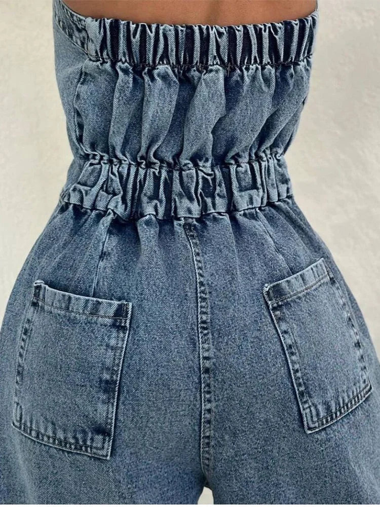 Rosa | Tweedelige denim set voor dames - foto 5